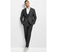 Anzug CINQUE "CICASTELLO", Herren, Gr. 54, N-Gr, grau (anthrazit), Web, Obermaterial: 53% Polyester, 43% Schurwolle, 4% Elasthan, unifarben, Basic, Anzüge, mit Powerstretch (31355431-54) anthrazit