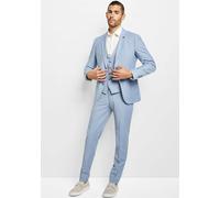 Anzug CINQUE "CIMONOPOLI", Herren, Gr. 106, S-Gr, blau (hellblau), Web, Obermaterial: 53% Polyester, 43% Schurwolle, 4% Elasthan, unifarben, schmal, Anzüge Anzug, mit Powerstretch (73332444-106)