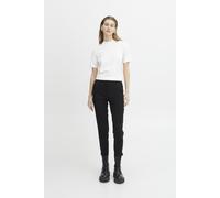 ICHI IHLEXI PA3 Damen Hose Stoffhose mit Stretch gerader Schnitt mit Elastikbund, Größe:40, Farbe:Black (194008)