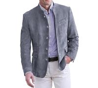 Anzug Jacke Herren, Sakko Herren Regular Fit, Anzüge für Herren Britischer Stil Blazer Mit Taschen Und Knöpfen Anzugjacken Für Herren Revers Jackett Bequem Freizeitanzug Sakko Kurzblazer