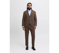 Anzug "JPRFRANCO SUIT NOOS PLS", Herren, Gr. 70, N-Gr, delicioso, Web, Obermaterial: 78% Polyester, 17% Viskose, 5% Elasthan, JACK & JONES PLUSSIZE, unifarben, slim fit, Anzüge Anzug (79527468-70)