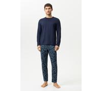 Anzug lang Serie Dark Leaves Yacht Blue blau L