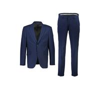 Anzug LINDBERGH "Anzug Modern Fit", Herren, Gr. 56, dk blau mel, Obermaterial: 67% Polyester, 28% Viskose, 5% Elasthan; Futter: 98% Polyester, 2% Elasthan, unifarben, Anzüge (52694669-56) dk blau mel