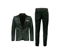 Anzug LINDBERGH "Anzug Relaxed Fit", Herren, Gr. 56, Normalgrößen, grün (dk grün), Obermaterial: 100% Polyester. Futter: 100% Polyester, unifarben, Anzüge (70052643-56) dk grün