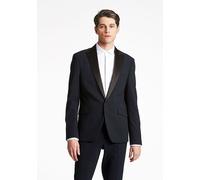 Anzug LINDBERGH "Anzug Slim Fit", Herren, Gr. 56, Normalgrößen, blau (navy), Obermaterial: 68% Polyester, 30% Viskose, 2% Elasthan. Futter: 100% Polyester, unifarben, slim fit, Anzüge (74325739-56) na