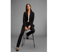 Anzug MELROSE, Damen, Gr. 40, N-Gr, schwarz, Web, Obermaterial: 95% Polyester, 5% Elasthan. Futter: 100% Polyester, unifarben, sehr figurbetont, Anzüge Hosenanzug, Topseller (453496-40) schwarz