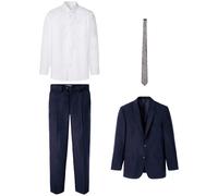 Anzug mit Hemd und Krawatte (4tlg. Set) 48