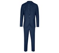 Anzug STEFFENKLEIN "SteffenKlein Anzug", Herren, Gr. 52, N-Gr, blau, Obermaterial: 65% Polyester PES. 35% Viskose CV. Futter: 100% Polyester PES. 100% Polyester PES., uni, slim fit, Anzüge, Slim Fit (