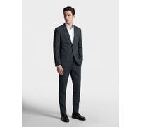 Anzug THOMAS GOODWIN "2835-90", Herren, Gr. 98, Schlankgrößen, navy, 60% Polyester, 35% Viskose, 5% Elasthan, unifarben, slim fit, Anzüge, mit schmalem Schnitt (78157559-98) navy