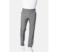 Anzughose BABISTA "Hose CODAVERA", Herren, Gr. 27, N-Gr, grau (grau kariert), Obermaterial: 51% Viskose Birla CV Birla. 47% Baumwolle CO. 2% Elasthan EL., regular fit, Hosen Anzughose, in Wolloptik (4