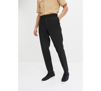 Anzughose BONPRIX "Baukasten-Anzugshose, Regular Fit", Herren, Gr. 50, N-Gr, schwarz, Obermaterial: 100% Polyester. Futter: 100% Polyester, festlich, regular fit, Hosen Anzughose, aus Polyester, Regul
