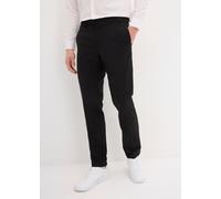 Anzughose BONPRIX, Herren, Gr. 50, N-Gr, schwarz, Web, Obermaterial: 100% Polyester. Futter: 100% Polyester, festlich, slim fit, Hosen Anzughose, Slim Fit, aus Polyester, festlicher Stil, Businessmode