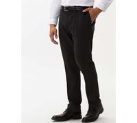 Anzughose BRAX "Style ENRICO", Herren, Gr. 23, Normalgrößen, grau (dunkelgrau), Web, 59% Schurwolle, 39% Polyester, 2% Elasthan, regular fit, Hosen Anzughose (29940763-23) dunkelgrau