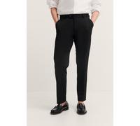 Anzughose BUGATTI "Regular Fit", Herren, Gr. 106, Schlankgrößen, schwarz (290, schwarz), 66% Polyester, 21% Viskose, 10% Polyamid, 3% Elasthan, unifarben, regular fit, Hosen Anzughose, Jersey-Artikel