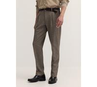 Anzughose BUGATTI "Regular Fit", Herren, Gr. 54, Normalgrößen, braun (60, taupe), 54% Polyester, 46% Baumwolle, unifarben, regular fit, Hosen Anzughose, Regular Fit Struktur Business (89130610-54) 60,