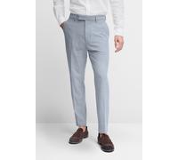 Anzughose CINQUE "CIBEPPE", Herren, Gr. 98, N + S Gr, grau (blau), Web, Obermaterial: 66% Polyester, 28% Viskose, 6% Elasthan, unifarben, gerade, unten schmal lang, Hosen Anzughose, Tapered-Fit, mit d
