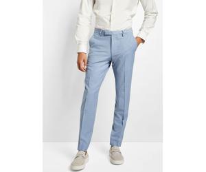 Anzughose CINQUE "CIMONOPOLI-H", Herren, Gr. 48, N-Gr, blau (hellblau), Web, Obermaterial: 53% Polyester, 43% Schurwolle, 4% Elasthan, unifarben, schmal lang, Hosen Anzughose, mit Paspeltaschen hinten