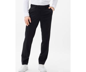 Anzughose EUREX BY BRAX "Style JAN", Herren, Gr. 35U, Unterbauchgrößen, schwarz, Web, 60% Wolle, 38% Polyester, 2% Elasthan, regular fit, Hosen Anzughose (87923459-35) schwarz