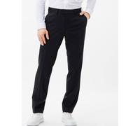 Anzughose EUREX BY BRAX "Style JAN", Herren, Gr. 56, Normalgrößen, schwarz, Web, 60% Wolle, 38% Polyester, 2% Elasthan, regular fit, Hosen Anzughose (23108031-56) schwarz