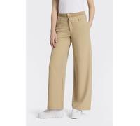 Anzughose HUGO BLUE "Hindani", Damen, Gr. 44, N-Gr, open miscellaneous 991, Web, Obermaterial: 76% Polyester, 20% Viskose, 4% Elasthan, Nadelstreifen, relaxed fit lang, Hosen Anzughose, mit doppeltem 