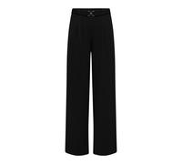 Anzughose JDY "JDYGEGGO LIFE BELT PANT JRS NOOS", Damen, Gr. S, Länge 32, schwarz detail:belt, Jersey, Obermaterial: 95% Polyester, 5% Elasthan, regular fit lang, Hosen Anzughose (21182927-S)
