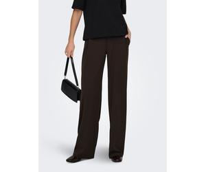 Anzughose JDY "JDYGEGGO LIFE OCCASION PANT JRS NOOS", Damen, Gr. XS (34), Länge 32, braun (chocolate torte), Jersey, Obermaterial: 95% Polyester, 5% Elasthan, unifarben, regular fit lang, Hosen Anzugh