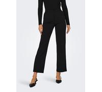 Anzughose JDY "JDYGEGGO STRAIGHT PANT JRS NOOS", Damen, Gr. XS (34), Länge 32, schwarz, Web, Obermaterial: 95% Polyester, 5% Elasthan, unifarben, normal, Hosen Anzughose (83356467-XS)