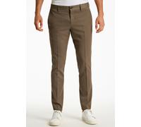 Anzughose JUNK DE LUXE "Anzughose Slim Fit", Herren, Gr. 52, beige (dk sand), Obermaterial: 54% Polyester, 44% Wolle, 2% Elasthan, unifarben, slim fit, Hosen Anzughose (25097259-52) dk sand