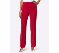 Anzughose LADY, Damen, Gr. 44, Normalgrößen, rot, 75% Polyester, 21% Viskose, 4% Elasthan, unifarben, Hosen Anzughose (56171456-44) rot