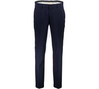 Anzughose LINDBERGH "Anzughose Modern Fit", Herren, Gr. 25, blau (navy), Obermaterial: 67% Polyester, 28% Viskose, 5% Elasthan; Futter: 98% Polyester, 2% Elasthan, unifarben, normal, Hosen Anzughose (