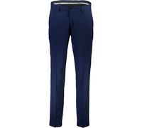 Anzughose LINDBERGH "Anzughose Modern Fit", Herren, Gr. 28, blau (dk blau mel), Obermaterial: 67% Polyester, 28% Viskose, 5% Elasthan; Futter: 98% Polyester, 2% Elasthan, unifarben, normal, Hosen Anzu