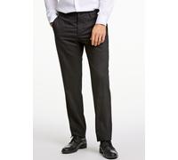 Anzughose LINDBERGH "Anzughose Modern Fit", Herren, Gr. 28, schwarz, Obermaterial: 54% Polyester, 44% Wolle, 2% Elasthan. Futter: 95% Polyester, 5% Elasthan, meliert, normal, Hosen Anzughose (13867736