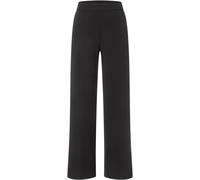 Anzughose MAC "CHIARA", Damen, Gr. 38, Länge 30, schwarz, Web, Obermaterial: 62% Polyester, 33% Viskose, 5% Elasthan, unifarben, regular fit knöchellang, Hosen, mit Logo Stickerei (51134413-38) schwar