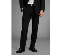 Anzughose MAN'S WORLD "Baukastenhose", Herren, Gr. 48, N + U Gr, schwarz, Web, Obermaterial: 100% Polyester. Futter: 65% Polyester, 35% Baumwolle, unifarben, festlich, regular fit lang, Hosen Anzughos