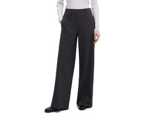 Anzughose MARC O'POLO "DFB Travel Collection", Damen, Gr. 40, N-Gr, deep night blau, Web, Obermaterial: 53% Polyester, 44% Schurwolle, 3% Elasthan, gerade lang, Hosen Anzughose, aus Wool-Stretch, norm