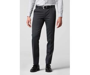 Anzughose MEYER "Oslo 2-111", Herren, Gr. 24, Normalgrößen, grau, 55% Polyester, 45% Wolle, unifarben, figurumspielend lang, Hosen Anzughose (66181206-24) grau