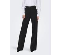 Anzughose ONLY "ONLMIA - Anzughose mit hoher Taille und Stretch", Damen, Gr. 34 (XS), Länge 32, schwarz, Web, Obermaterial: 62% Polyester, 33% Viskose, 5% Elasthan, unifarben, gerade normal, Hosen Anz