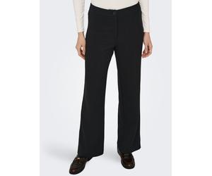 Anzughose ONLY "ONLMIA - Anzughose mit hoher Taille und Stretch", Damen, Gr. 42 (XL), Länge 32, schwarz, Web, Obermaterial: 62% Polyester, 33% Viskose, 5% Elasthan, unifarben, gerade normal, Hosen Anz
