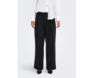 Anzughose ONLY "ONLSONJA HW WIDE PLEAT PANT TLR NOOS", Damen, Gr. 38, Länge 32, schwarz, Web, Obermaterial: 67% Polyester, 29% Viskose, 4% Elasthan, unifarben, lang, Hosen Anzughose, Materialmix, high