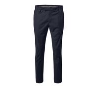 Anzughose PIERRE CARDIN "Ryan", Herren, Gr. 52, N-Gr, blau (salute), Obermaterial: 98% Wolle WO. 2% Elasthan EL., uni, regular fit, Hosen Anzughose, mit geradem Schnitt (98574454-52) salute