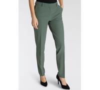 Anzughose TAMARIS, Damen, Gr. 44, N-Gr, grün (salbei), Web, Obermaterial: 93% Polyester, 7% Elasthan, schmal knöchellang, Hosen Anzughose, in Trendfarben - mit passendem Blazer (22101124-44) salbei