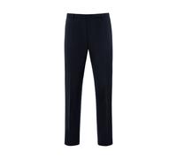 Anzughose THOMAS GOODWIN "Hose", Herren, Gr. 106, Untersetzt- und Schlankgrößen, blau (navy), 80% Polyester, 20% Viskose, unifarben, slim fit lang, Hosen Anzughose, Geknöpfte Gesäßtaschen, 3935-3-2003