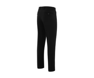 Anzughose THOMAS GOODWIN "Hose", Herren, Gr. 64, Normalgrößen, schwarz, 60% Wolle, 38% Polyester, 2% Elasthan, unifarben, figurumspielend lang, Hosen Anzughose, im Modern-Fit, 3938-1-44026 (39086417-6
