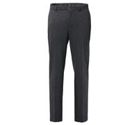 Anzughose VENTI "VENTI Anzughose uni", Herren, Gr. 52, Normalgrößen, grau (dunkelgrau), 50% Polyester, 24% Polyamid, 22% Viskose, 4% Elasthan, Hosen Anzughose (69172433-52) dunkelgrau