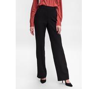 Anzughose VERO MODA "VMMAYA MR STRAIGHT SOLID PANT", Damen, Gr. XL (42), Länge 34, schwarz, Web, Obermaterial: 62% Polyester, 33% Viskose, 5% Elasthan, unifarben, normal, Hosen Anzughose, Materialmix,