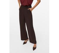 Anzughose VERO MODA "VMSTAR PANTS JRS GA NOOS", Damen, Gr. L (40), Länge 32, braun (chocolate torte), Jersey, Obermaterial: 95% Polyester, 5% Elasthan, unifarben, modisch, loose fit normal, Hosen (281