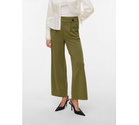 Anzughose VERO MODA "VMSTAR PANTS JRS GA NOOS", Damen, Gr. XS, Länge 34, capulet olive, Jersey, Obermaterial: 95% Polyester, 5% Elasthan, unifarben, loose fit normal, Hosen Anzughose (32844108-XS)