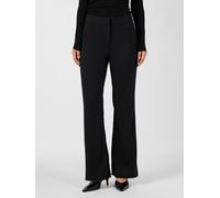 Anzughose Y.A.S "YASVICTORIA HMW FLARED PANT S. NOOS", Damen, Gr. M (38), N-Gr, schwarz, Web, Obermaterial: 95% Polyester, 5% Elasthan, unifarben, loose fit, Hosen Anzughose (81470759-M) schwarz