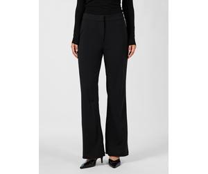 Anzughose Y.A.S "YASVICTORIA HMW FLARED PANT S. NOOS", Damen, Gr. S (36), N-Gr, schwarz, Web, Obermaterial: 95% Polyester, 5% Elasthan, unifarben, loose fit, Hosen Anzughose (81470759-S) schwarz