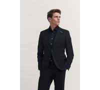 Anzugsakko BUGATTI, Herren, Gr. 50, blau (390, marine), 66% Polyester, 21% Viskose, 10% Polyamid, 3% Elasthan, unifarben, normal, Manschette, Sakkos Anzugsakko, mit Stretchfunktion (74342365-50)